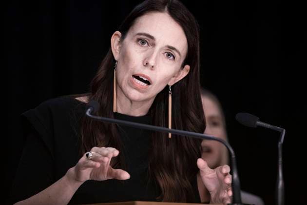 News Bilder des Tages JACINDA ARDERN POST CABINET, New Zealand Prime Minister Jacinda Ardern holds a post cabinet press conference in the Beehive theatrette at Parliament in Wellington in New Zealand, Monday, February 21, 2022. ( NO ARCHIVING, EDITORIAL USE ONLY, NO USE IN BOOKS WITHOUT CONSENT WELLINGTON NEW ZEALAND  Copyright: xROBERTxKITCHINx 20220221001626787923