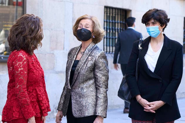 22-02-2022 Madrid Queen Sofia at the Ibero-American patronage awards of the Callia foundation in Madrid. No Spain Â  Copyright: xPPEx