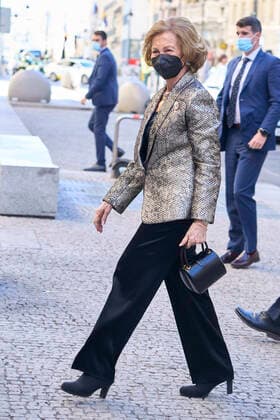 22-02-2022 Madrid Queen Sofia at the Ibero-American patronage awards of the Callia foundation in Madrid. No Spain Â  Copyright: xPPEx