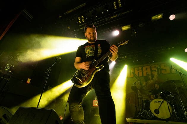 Bokassa Konzert in Bergen Bokassa Bergen, Norway. 19th, Ferbruary 2022. The Norwegian rock band Bokassa performs live concert at USF Verftet in Bergen. Here vocalist and guitarist Jorn Kaarstad is seen live on stage. Bergen Norway  Copyright: xGonzalesxPhoto JarlexH.xMoex