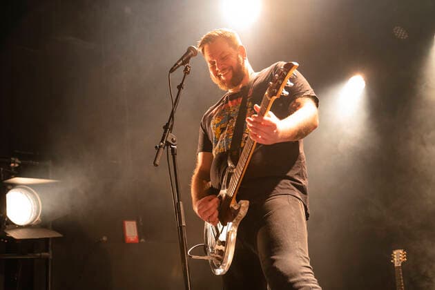 Bokassa Konzert in Bergen Bokassa Bergen, Norway. 19th, Ferbruary 2022. The Norwegian rock band Bokassa performs live concert at USF Verftet in Bergen. Here vocalist and guitarist Jorn Kaarstad is seen live on stage. Bergen Norway  Copyright: xGonzalesxPhoto JarlexH.xMoex