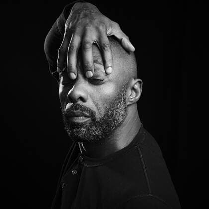 This image shows Idris Elba. ?Art of London Presents Take A Moment 2022?, a new exhibition and collaboration with photographer and artist Ray Burmiston, is set to launch in Piccadilly Circus this March. The spectacular exhibition will feature a huge number of famous faces photographed with their eyes closed, to remind people to take a moment to look after their mental health. It features portraits of A-list stars including David Walliams, Stephen Fry, Alesha Dixon, Amanda Holden, Kate Moss, Richard Ayoade, Helena Bonham Carter, Ricky Gervais, Grayson Perry, Mel B, James Corden, Nish Kumar, and many others from the worlds of entertainment and sport, Art of London?s exhibition will appear on Europe?s largest advertising display, Copyright: xx 51209439 EDITORIAL USE ONLY. NOT FOR USE BY NEWSPAPERS BASED IN THE UK.