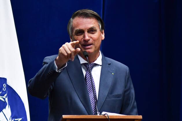 BRASÍLIA, DF - 25.02.2022: BOLSONARO MODELO REGULATÓRIO INMETRO - Photo of President Jair Bolsonaro (PL) during the launch ceremony of the Inmetro Regulatory Model, this Friday (25) in Brasília DF. x2174634x  AntonioxMolina