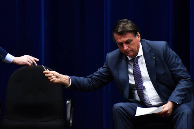 BRASÍLIA, DF - 25.02.2022: BOLSONARO MODELO REGULATÓRIO INMETRO - Photo of President Jair Bolsonaro (PL) during the launch ceremony of the Inmetro Regulatory Model, this Friday (25) in Brasília DF. x2174639x  AntonioxMolina