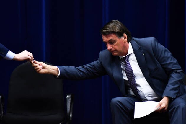 BRASÍLIA, DF - 25.02.2022: BOLSONARO MODELO REGULATÓRIO INMETRO - President Jair Bolsonaro (PL) participates in the launching ceremony of the Inmetro Regulatory Model, this Friday (25) in Brasília DF. x2174708x  AntonioxMolina