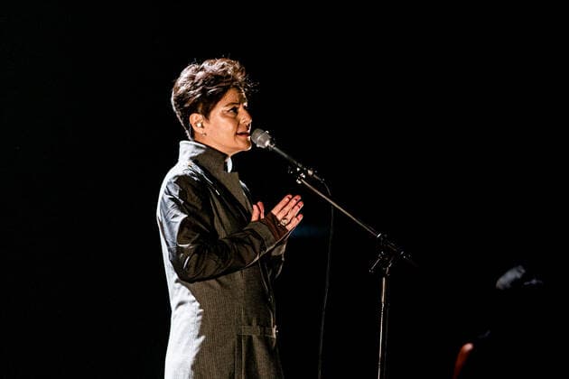SÃO PAULO, SP - 26.02.2022: SHOW FERNANDA TAKAI - Singer Fernanda Takai presents the show of the album Will You Believe, released in 2020, Latin Grammy finalist for Best Contemporary Pop Music Album. Accompanied by her band, the artist who is also part of the band Pato Fu, also celebrates 15 years of her solo career. The show took place at Sesc Vila Mariana, on the night of this Saturday, February 26th. x2175221x  VanxCampos