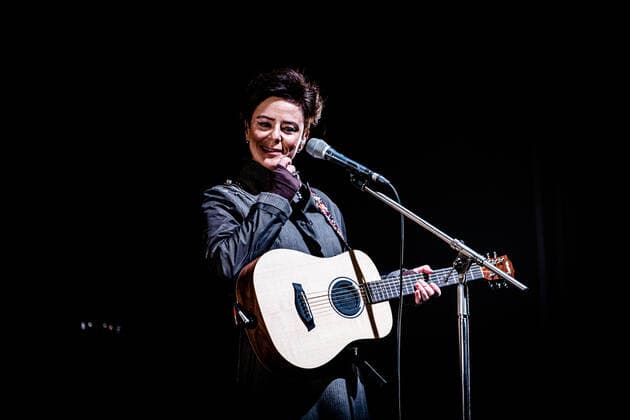 SÃO PAULO, SP - 26.02.2022: SHOW FERNANDA TAKAI - Singer Fernanda Takai presents the show of the album Will You Believe, released in 2020, Latin Grammy finalist for Best Contemporary Pop Music Album. Accompanied by her band, the artist who is also part of the band Pato Fu, also celebrates 15 years of her solo career. The show took place at Sesc Vila Mariana, on the night of this Saturday, February 26th. x2175224x  VanxCampos