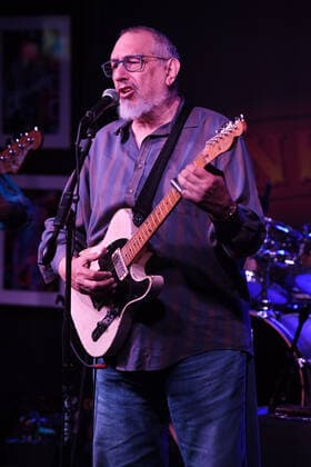 BOCA RATON - FEBRUARY 26: David Bromberg performs at The Funky Biscuit on February 26, 2022 in Boca Raton, Florida. Copyright: xmpi04x
