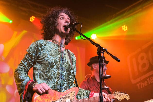 March 2, 2022, Southampton, United Kingdom: British-Iranian musician, composer, record label owner and broadcaster Kavus Torabi, and current lead vocalist and guitarist with Franco-British 1970s Progressive rock band Gong performing live on stage at The 1865. Southampton United Kingdom - ZUMAs197 20220302_zaa_s197_371 Copyright: xDawnxFletcher-Parkx