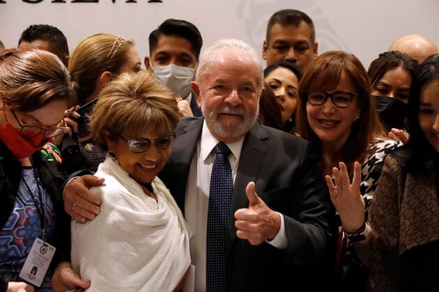 Former President of Brazil, Lula Da Silva Meet With Mexican Legislators MEXICO CITY, MEXICO - MARCH 3, 2022: Former President of Brazil, Luiz Inacio Lula da Silva participates in a conversational with the deputies at the MexicoÂ s Chamber of Deputies. On March 3, 2022 In Mexico City, Mexico. (Photo by Luis Barron Eyepix Group). Copyright: xLuisxBarronx xEyepixxGroupx EYEPIX_LB_03032022_57332
