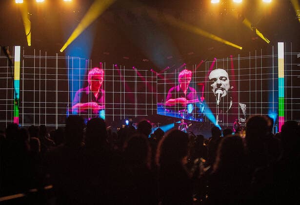 March 3, 2022, Inglewood, California, USA: Argentinian rock band Soda Stereo during their performance for their final tour, Gracias Totales on Thursday March 3, 2022 at The Forum in Inglewood, California. ARIANA RUIZ PI Inglewood USA - ZUMAp124 20220303_zaa_p124_002 Copyright: xArianaxRuizx