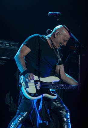 March 3, 2022, Inglewood, California, USA: Bassist Zeta Bosio of the Argentinian rock band Soda Stereo during their performance for their final tour, Gracias Totales on Thursday March 3, 2022 at The Forum in Inglewood, California. ARIANA RUIZ PI Inglewood USA - ZUMAp124 20220303_zaa_p124_004 Copyright: xArianaxRuizx