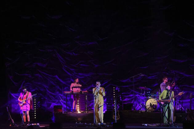 Asaf Avidan and his band in concert during Anagnorisis Tour Auditorium Parco della Musica Rome, Italy March 3, 2022  Copyright: xRobertoxBettacchi SportReporterx xx 0