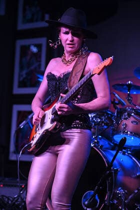 BOCA RATON - MARCH 03: Ana PopoviÄ? performs at The Funky Biscuit on March 3, 2022 in Boca Raton, Florida. Copyright: xmpi04x