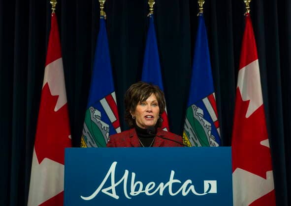 March 4, 2022, Calgary, AB, CAN: Alberta s Minister of Energy Sonya Savage announces expanding coal mining restrictions on the Eastern Slopes of Alberta in Calgary, Friday, March 4, 2022. Calgary CAN  - ZUMAc35_ 20220304_zaf_c35_007 Copyright: xToddxKorolx