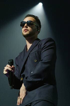 March 3, 2022, Madrid, Spain: Anton Alvarez Alfaro, better known by his stage name C. Tangana performs at the Wizink Center. .This concert is part of the tour El Madrileno, Sin cantar ni afinar Tour and in it, C Tangana presents his work El Madrileno , the best-selling album in Spain in 2021. Madrid Spain - ZUMAs197 20220303_zaa_s197_436 Copyright: xAtilanoxGarciax