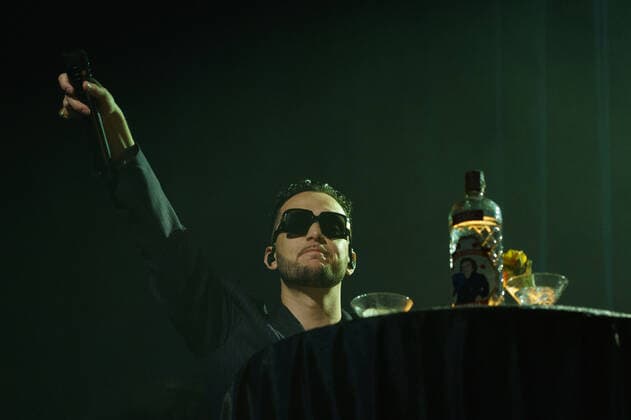 March 3, 2022, Madrid, Spain: Anton Alvarez Alfaro, better known by his stage name C. Tangana performs at the Wizink Center. .This concert is part of the tour El Madrileno, Sin cantar ni afinar Tour and in it, C Tangana presents his work El Madrileno , the best-selling album in Spain in 2021. Madrid Spain - ZUMAs197 20220303_zaa_s197_437 Copyright: xAtilanoxGarciax