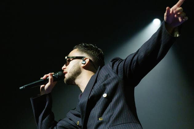 March 3, 2022, Madrid, Spain: Anton Alvarez Alfaro, better known by his stage name C. Tangana performs at the Wizink Center. .This concert is part of the tour El Madrileno, Sin cantar ni afinar Tour and in it, C Tangana presents his work El Madrileno , the best-selling album in Spain in 2021. Madrid Spain - ZUMAs197 20220303_zaa_s197_439 Copyright: xAtilanoxGarciax