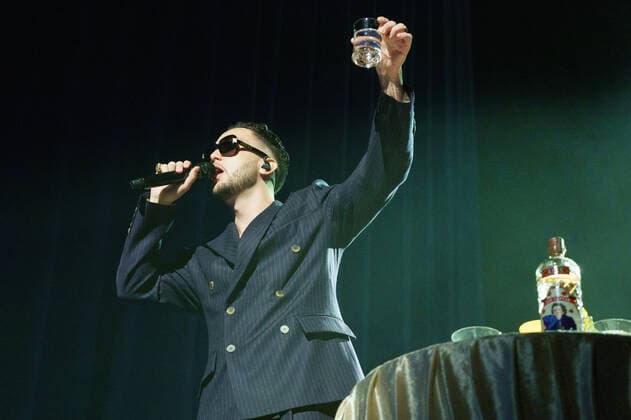 March 3, 2022, Madrid, Spain: Anton Alvarez Alfaro, better known by his stage name C. Tangana performs at the Wizink Center. .This concert is part of the tour El Madrileno, Sin cantar ni afinar Tour and in it, C Tangana presents his work El Madrileno , the best-selling album in Spain in 2021. Madrid Spain - ZUMAs197 20220303_zaa_s197_446 Copyright: xAtilanoxGarciax