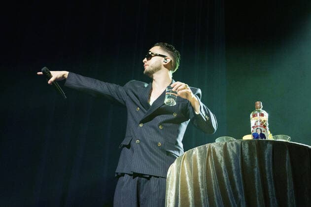 March 3, 2022, Madrid, Spain: Anton Alvarez Alfaro, better known by his stage name C. Tangana performs at the Wizink Center. .This concert is part of the tour El Madrileno, Sin cantar ni afinar Tour and in it, C Tangana presents his work El Madrileno , the best-selling album in Spain in 2021. Madrid Spain - ZUMAs197 20220303_zaa_s197_447 Copyright: xAtilanoxGarciax