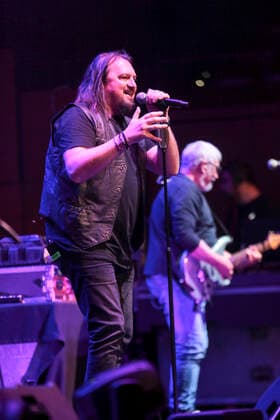 I Nomadi in concert with Solo Esseri Umani Tour 2022 I Nomadi in concert with Solo Esseri Umani Tour 2022, in the Auditorium Parco della Musica in Rome. with open Micol Arpa Rock. Rome Italy Auditorium Parco della Musica Copyright: DanielaxFranceschelli