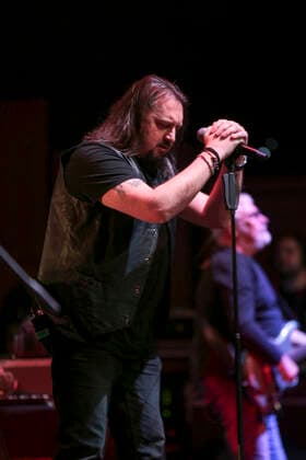 I Nomadi in concert with Solo Esseri Umani Tour 2022 I Nomadi in concert with Solo Esseri Umani Tour 2022, in the Auditorium Parco della Musica in Rome. with open Micol Arpa Rock. Rome Italy Auditorium Parco della Musica Copyright: DanielaxFranceschelli