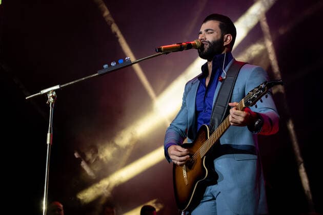 March 5, 2022, Porto, Portugal: Brazilian singer Gusttavo Lima, best known for his Sertanejo musical style, performed at the SuperBock Arena, in Porto. Porto Portugal - ZUMAs197 20220305_zaa_s197_407 Copyright: xRitaxFrancax
