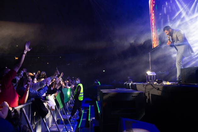 March 5, 2022, Porto, Portugal: Brazilian singer Gusttavo Lima, best known for his Sertanejo musical style, performed at the SuperBock Arena, in Porto. Porto Portugal - ZUMAs197 20220305_zaa_s197_453 Copyright: xRitaxFrancax