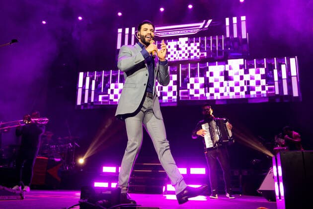 Entertainment Bilder des Tages March 5, 2022, Porto, Portugal: Brazilian singer Gusttavo Lima, best known for his Sertanejo musical style, performed at the SuperBock Arena, in Porto. Porto Portugal - ZUMAs197 20220305_zaa_s197_451 Copyright: xRitaxFrancax
