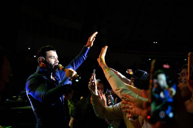 March 5, 2022, Porto, Portugal: Brazilian singer Gusttavo Lima, best known for his Sertanejo musical style, performed at the SuperBock Arena, in Porto. Porto Portugal - ZUMAs197 20220305_zaa_s197_459 Copyright: xRitaxFrancax