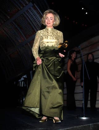 Hillary Clinton at MusiCares (Grammys Awards) at Madison Square Garden, NY 1997 Copyright: xRonxWolfsonx xRockxNegativesx xMediaPunchx