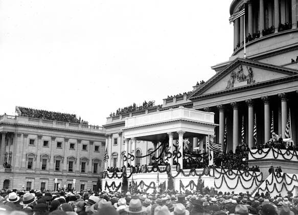 Franklin Roosevelt First Inaguration: Podium at U.S. Capitol, Washington, D.C March 4, 1933 1062_05_l_-4222-