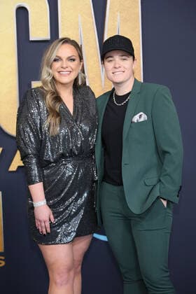 Daira Eamon and country music singer Lily Rose arrive for the 2022 Academy of Country Music Awards at Allegiant Stadium in Las Vegas, Nevada on Monday, March 7, 2022.  LAV20220307010 JAMESxATOA
