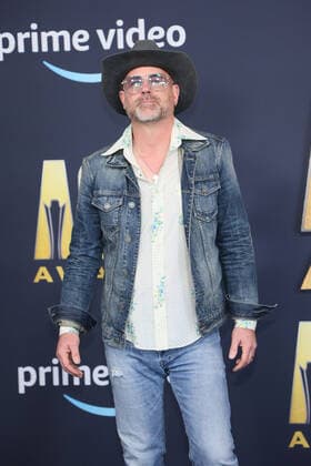 American producer, songwriter and musician Jon Randall, arrives for the 2022 Academy of Country Music Awards at Allegiant Stadium in Las Vegas, Nevada on Monday, March 7, 2022.  LAV20220307014 JAMESxATOA