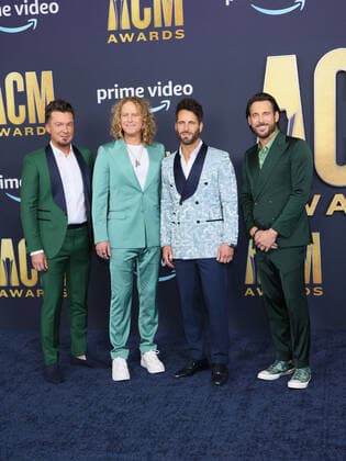 Country music group Parmalee arrives for the 2022 Academy of Country Music Awards at Allegiant Stadium in Las Vegas, Nevada on Monday, March 7, 2022.  LAV20220307019 JAMESxATOA
