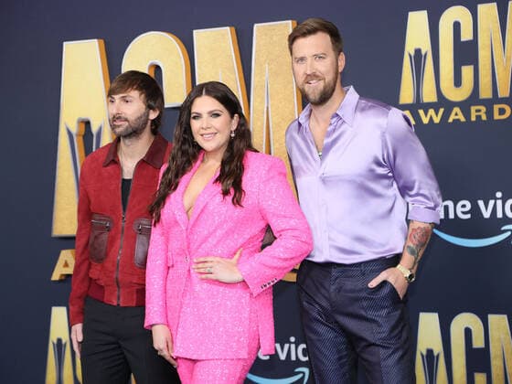 Country music group Lady A arrives for the 2022 Academy of Country Music Awards at Allegiant Stadium in Las Vegas, Nevada on Monday, March 7, 2022.  LAV20220307063 JAMESxATOA