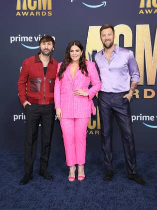 Country music group Lady A arrives for the 2022 Academy of Country Music Awards at Allegiant Stadium in Las Vegas, Nevada on Monday, March 7, 2022.  LAV20220307064 JAMESxATOA
