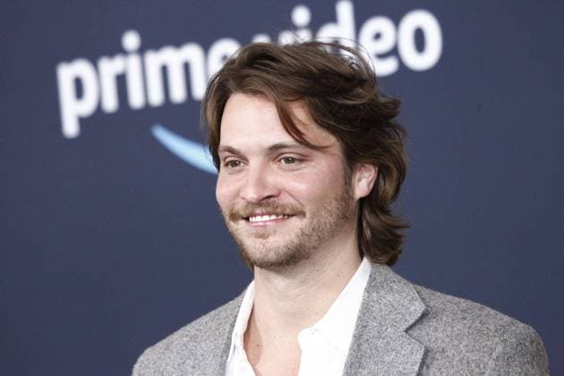 Actor Luke Grimes arrives for the 2022 Academy of Country Music Awards at Allegiant Stadium in Las Vegas, Nevada on Monday, March 7, 2022.  LAV20220307092 JAMESxATOA
