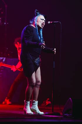 Loredana Berte performs live for the Manifesto Tour 2022 at Repower Theatre in Milano, Italy, on March 07 2022  Copyright: xMairoxCinquettix xipa-agency.netx xx 0