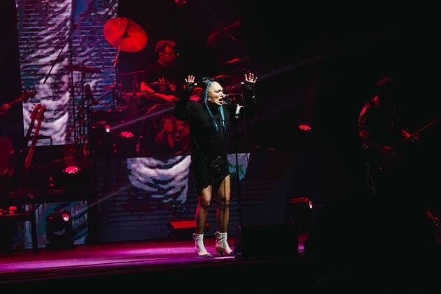 Loredana Berte performs live for the Manifesto Tour 2022 at Repower Theatre in Milano, Italy, on March 07 2022  Copyright: xMairoxCinquettix xipa-agency.netx xx 0