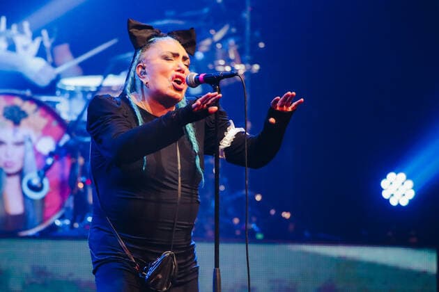Loredana Berte In Concert Loredana Berte performs live for the Manifesto Tour 2022 at Repower Theatre in Milano, Italy, on March 07 2022 Milano Italy  Copyright: xMairoxCinquettix originalFilename: cinquetti-loredana220307_np0AX.jpg