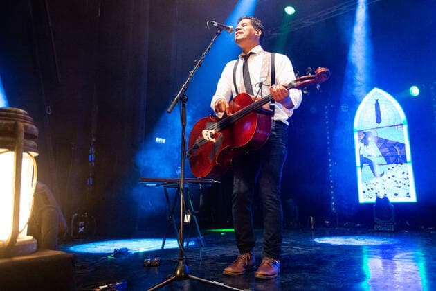 The Dead South Oslo, Norway. 07th, March 2022. The Canadian folk and bluegrass band The Dead South performs a live concert at Sentrum Scene in Oslo. Here musician and singer Danny Kenyon is seen live on stage. Oslo Norway  Copyright: xGonzalesxPhoto Per-OttoxOppix