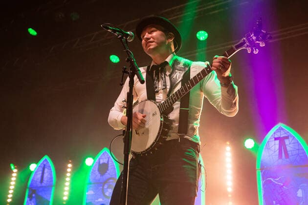 The Dead South Oslo, Norway. 07th, March 2022. The Canadian folk and bluegrass band The Dead South performs a live concert at Sentrum Scene in Oslo. Here musician Colton Crawford is seen live on stage. Oslo Norway  Copyright: xGonzalesxPhoto Per-OttoxOppix