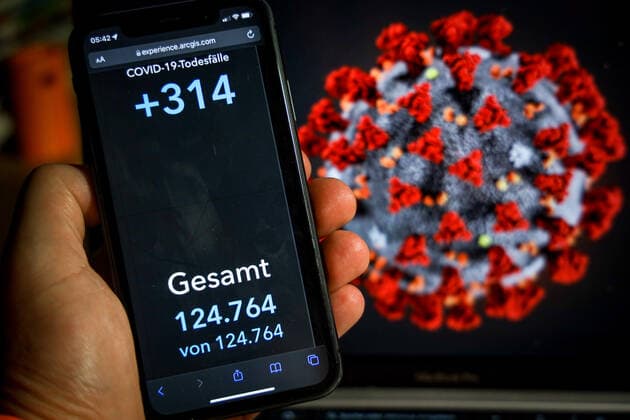 Coronavirus in Germany Covid 19 Dashboard of the Robert Koch Institute 09 03 2022 Robert Koch Institute 7 days Incidence 1319.0 7 days Number of cases 1 096 839 COVID 19 Cases 16 242 070 Addition by 215 854 compared to previous day COVID 19 Deaths 124 764 Addition by 314 compared to previous day