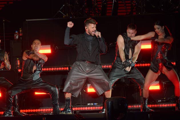 Ricky Martin Movimiento Tour Concert MEXICO CITY, MEXICO - MARCH 8, 2022: Puerto Rican singer Ricky Martin performs on stage during his Movimiento Tour concert at Foro sol. On March 8, 2022 in Mexico City, Mexico. (Photo by Jaime Nogales Eyepix Group) Copyright: xJaimexNogalesx xEyepixxGroupx EYEPIX_JN_08032022_57776