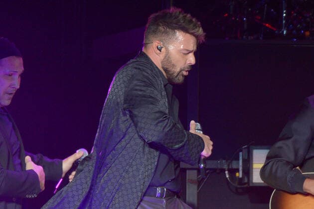 Ricky Martin Movimiento Tour Concert MEXICO CITY, MEXICO - MARCH 8, 2022: Puerto Rican singer Ricky Martin performs on stage during his Movimiento Tour concert at Foro sol. On March 8, 2022 in Mexico City, Mexico. (Photo by Jaime Nogales Eyepix Group) Copyright: xJaimexNogalesx xEyepixxGroupx EYEPIX_JN_08032022_57766