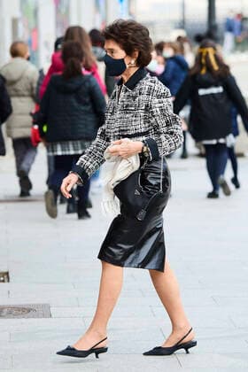 09-03-2022 Madrid Paloma O™Shea arriving for a meeting with the board of trustees of the Reina Sofia highschool of music in Madrid. No Spain Â  Copyright: xPPEx