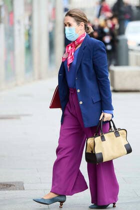 09-03-2022 Madrid Marta Rivera de la Cruz arriving for a meeting with the board of trustees of the Reina Sofia highschool of music in Madrid. No Spain Â  Copyright: xPPEx