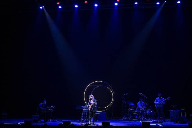 Chiara Civello - Chansons Chiara Civello during the Concert Chansons at Auditorium Parco della Musica, 8th March 2022, Rome, Italy Rome Italy  Copyright: xDomenicoxCippitellix originalFilename: livemedia-chiaraci220308_npYtJ.jpg