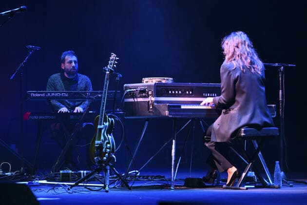 Chiara Civello - Chansons Chiara Civello and Dario Bass during the Concert Chansons at Auditorium Parco della Musica, 8th March 2022, Rome, Italy Rome Italy  Copyright: xDomenicoxCippitellix originalFilename: livemedia-chiaraci220308_np66j.jpg